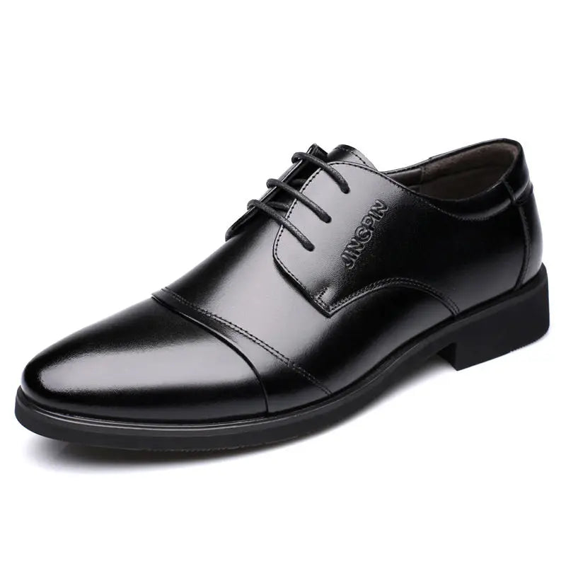Brown Business Social Shoe Male Black Men's Formal Shoes Party Leather Casual Suit 2025 Trend Elegant and Classic Official New