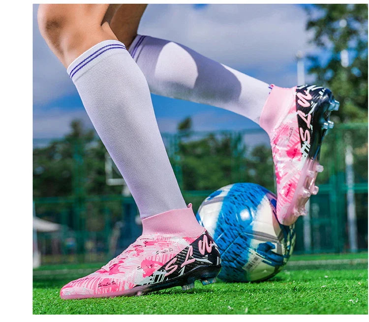 Professional Football Boots Men Soccer Shoes Society Football Cleats FG Lightweight Training Soccer Sneakers Outdoor Sports Shoe