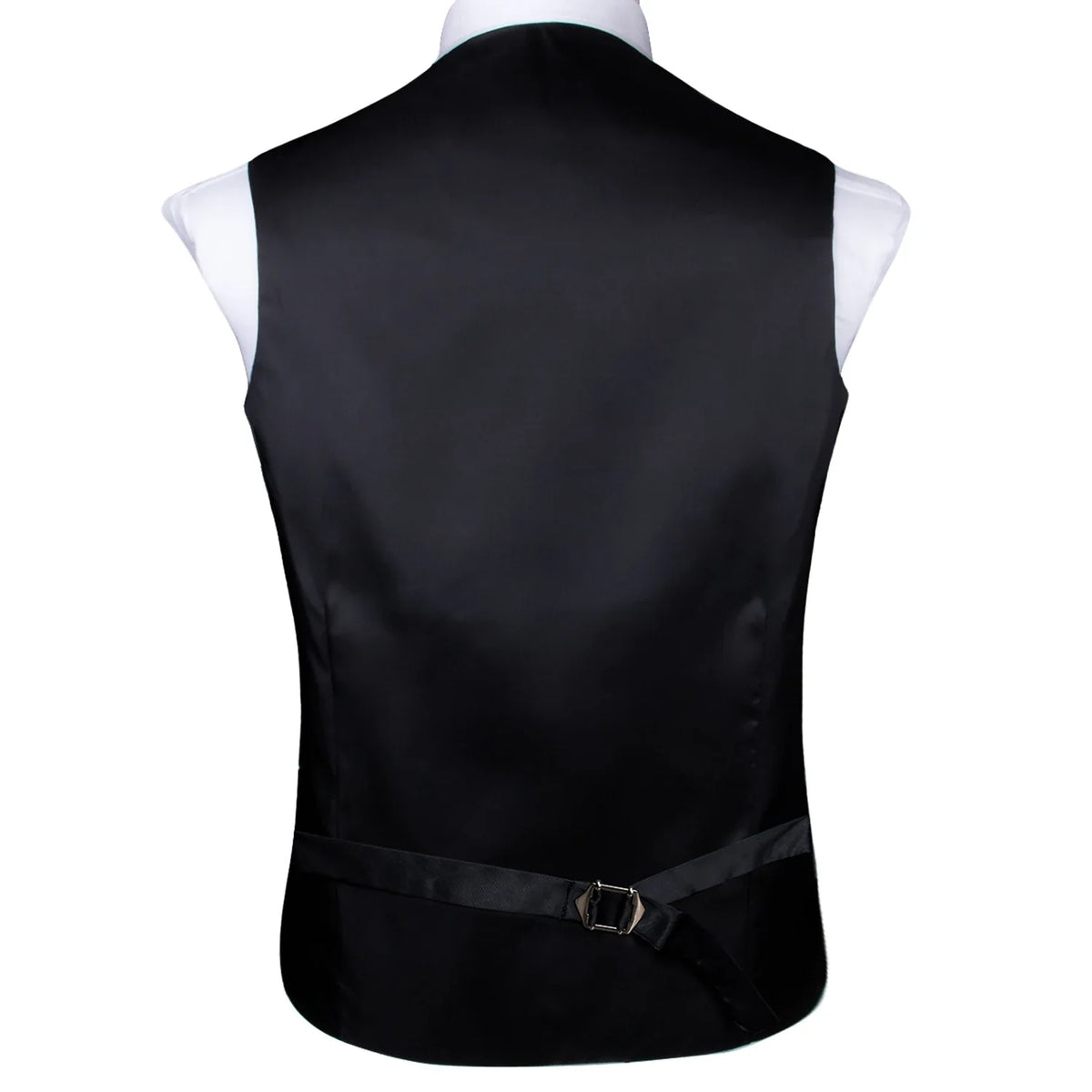Dark Purple Men Vest Elegant Silk Paisley Jacquard Waistcoat Jacket NeckTie Hanky Cufflinks for Men Business Party Hi-Tie