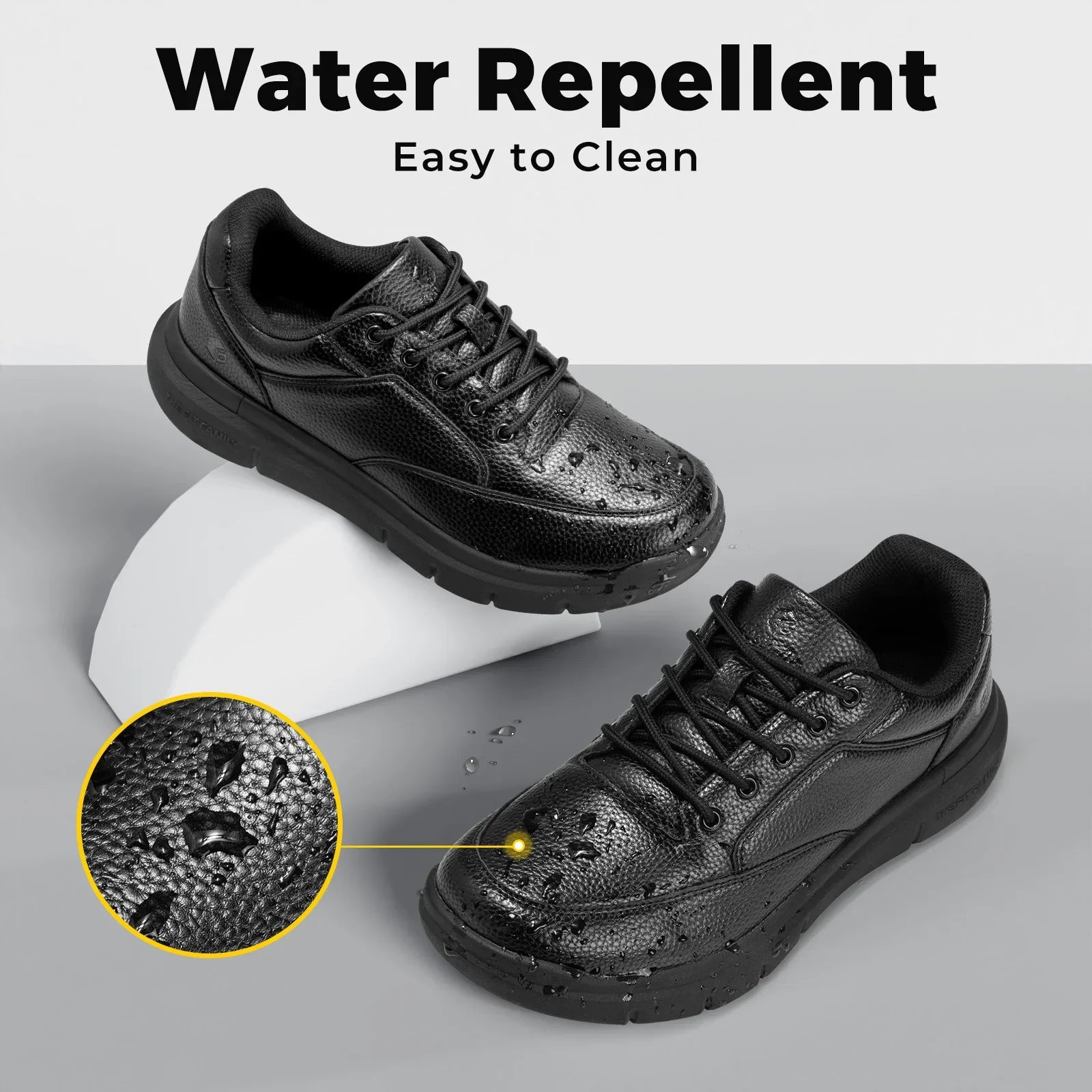 Wide Version Men's Leather Shoes Walking Shoes Oxford Shoes For Formal Business Shoe Comfortable All Day Wear