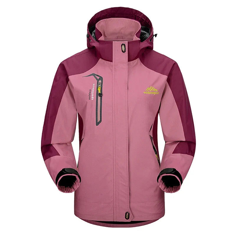 Women's Waterproof Hiking Jacket Windproof Windbreaker Camping Hunting Climbing Trekking Fishing Coat Outdoor Clothing
