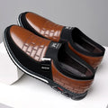 Fashion Men Leather Shoes Daily Office Loafers Lightweight Comfortable Soft Driving Walking Shoes Men Sports Shoes