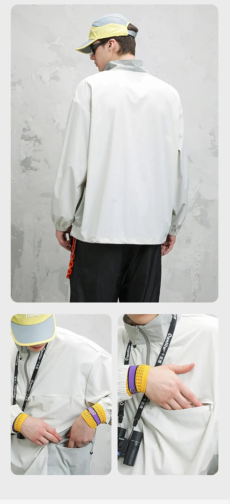 Autumn Utility Sweatshirt | Water-Repellent + Static Control + 4-Way Stretch (Unisex) Casual Loose Fit T-Shirt