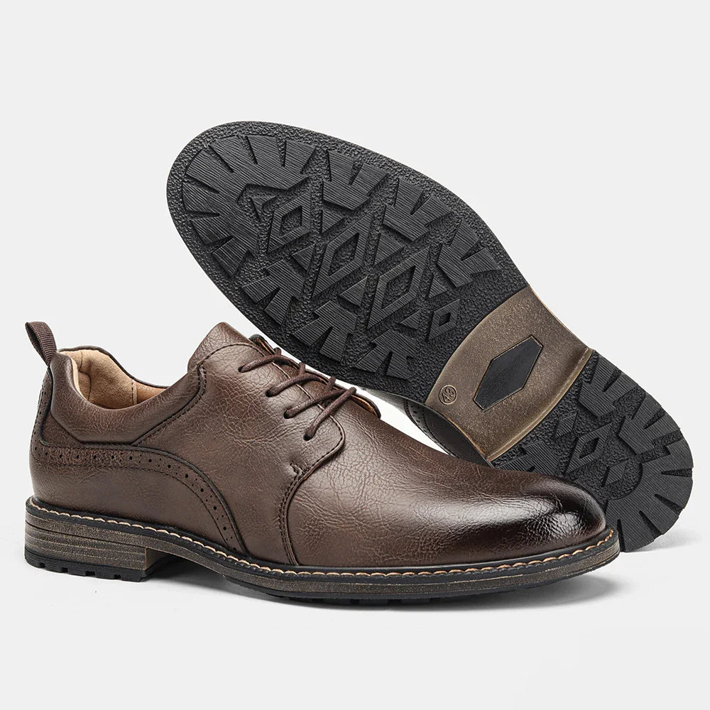 40~46 Casual Shoes Men Fashion Brand Comfortable 2024 Leather Shoes Men #KD726
