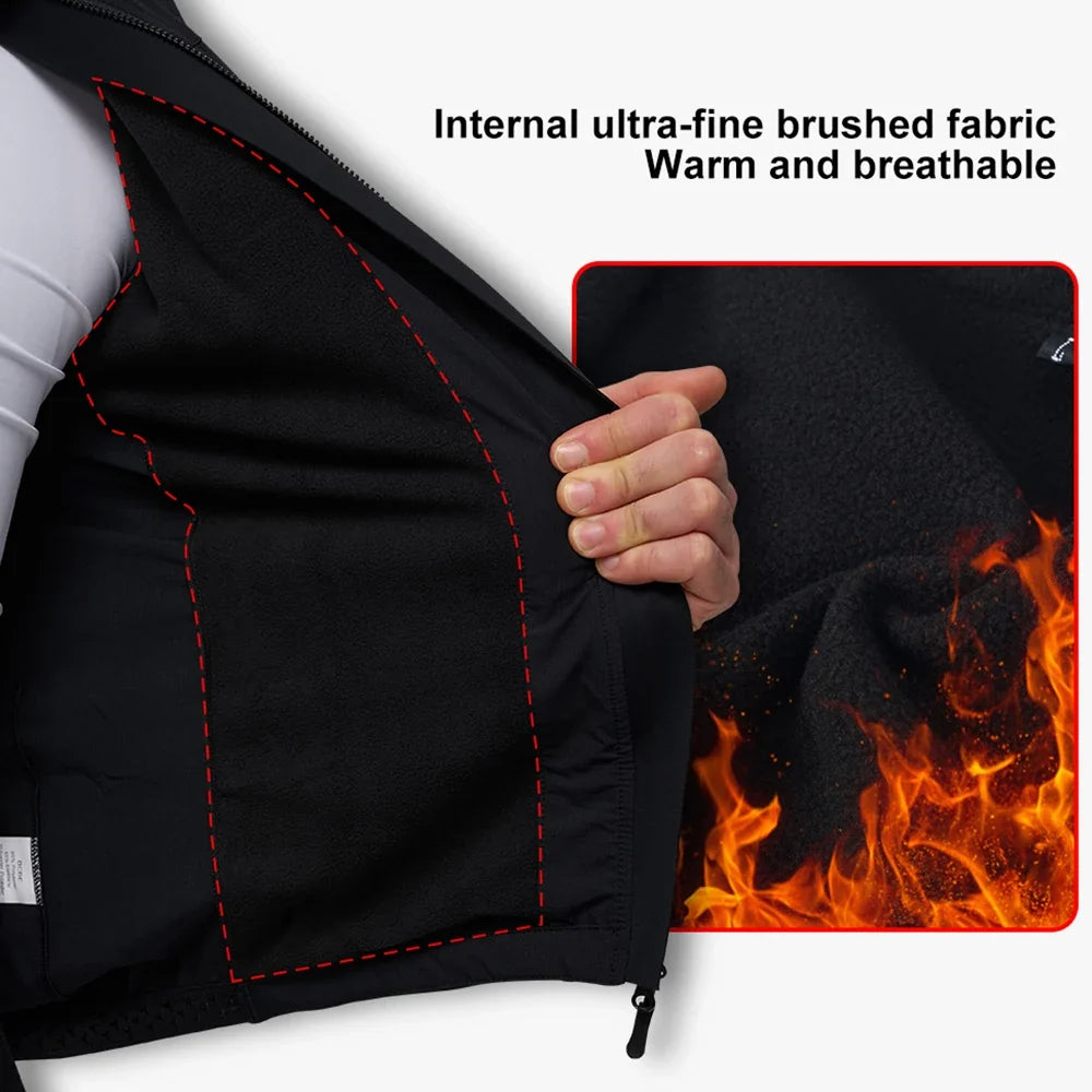 Men Cycling Jacket Winter Thermal Fleece Inside Bicycle Jackets For Man Warm Bike Windbreaker Chaqueta Ciclismo Hombre