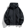 Softshell 8XL Men Jacket Hooded Windbreaker Trench Oversize 6XL 7XL Plus Size Waterproof Black Bomber Camping Loose Thin Coats
