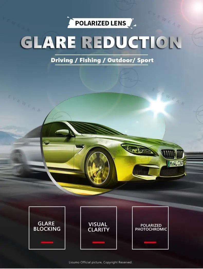 Classic Photochromic Sunglasses Polarized Man Day Night Vison Glasses Woman Chameleon Lens For Driving Goggles Male