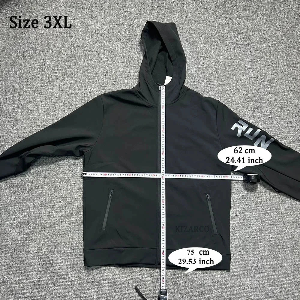 Fleece Warm Running Sportswear Set Men's Autumn and Winter Fitness Wear Fast Dry Clothes Training Morning Run Outdoor Cycling