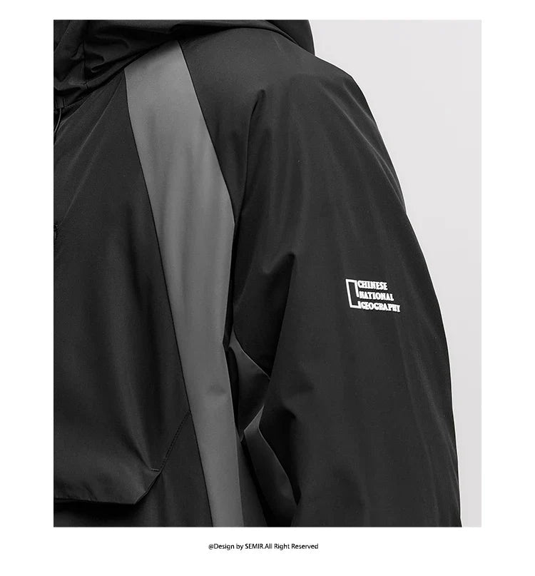 Down Jacket Men Waterproof Hooded 2026 New Winter Outdoor Windproof Warm Versatile Outerwear