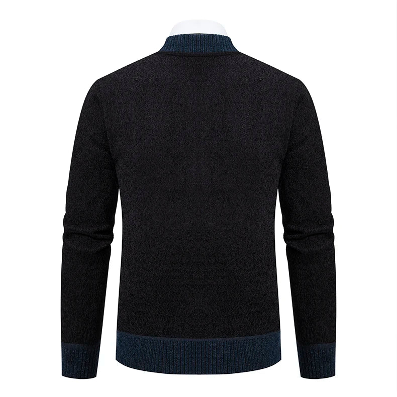 Vintage Men Knitted Sweaters Cadigan Men's Casual Fashion Button Up Cardigans Jackets Autumn Winter Jumper Coat
