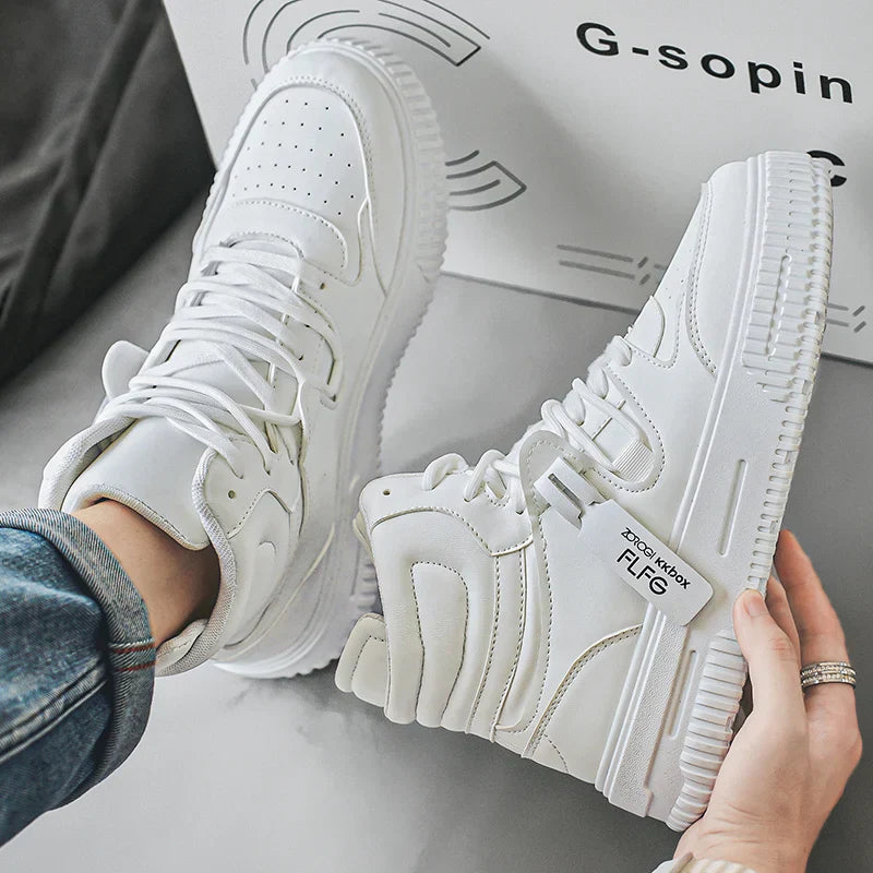 New Fashion Men's Sneakers Soft Comfortable Non Slip Wear Resistant Sole Daily Casual Men Shoes Preppy Winter Skate Ankle Boots