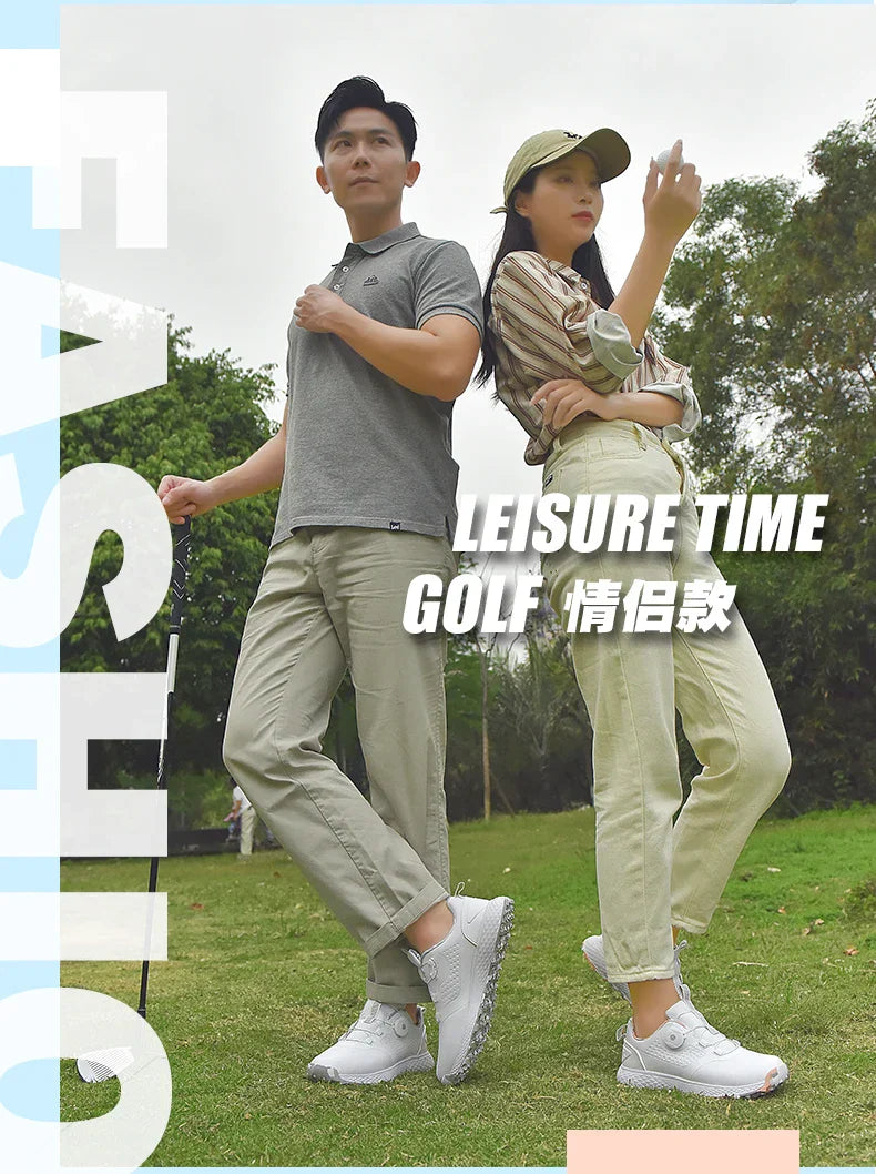 Golf Sneakers Men's Waterproof Fashion Casual Outdoor Comfortable Golfers Footwears Women