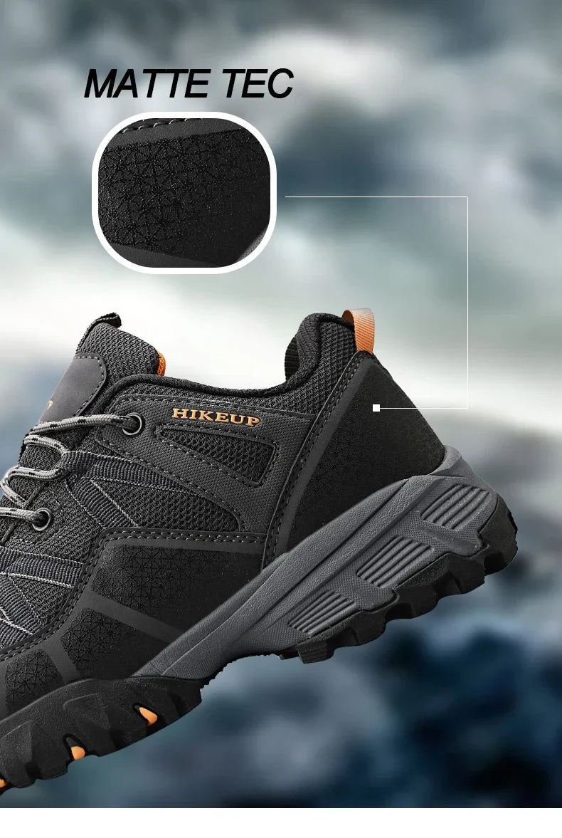 Breathable Cushioning Nonslip Sneakers Men's Hiking Shoes Running Trekking Sneakers Outdoor Mountain Sports Shoes for Men