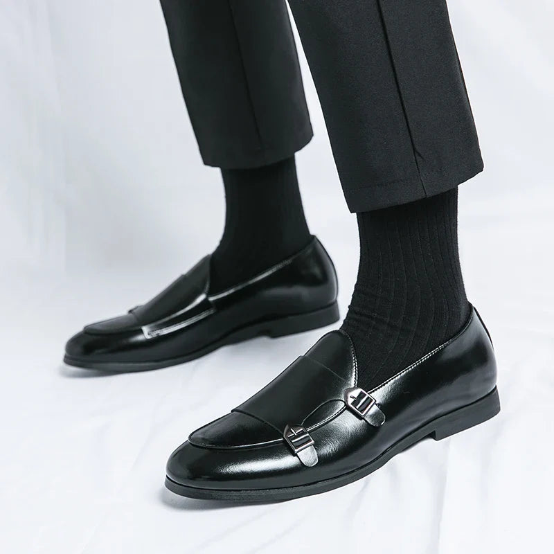 Men’s Formal Genuine Leather Dress Shoes – Classic Business Oxford Style, EU 40–48