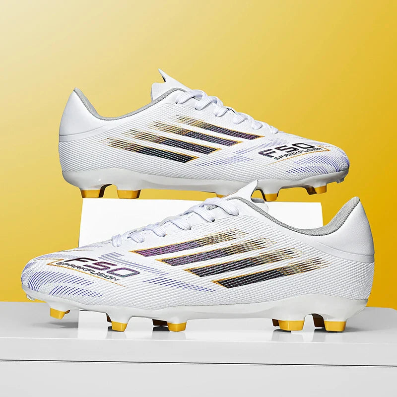 New Men Football Boots Soccer Shoes Boys Sneakers Match Ankle Non-Slip TF/FG Professional Comfortable Sports Shoes Unisex