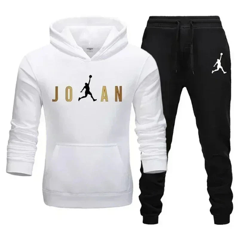 Winter hoodie set, pants, casual jogging clothes, sportswear, sportswear
