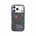 For MagSafe Geometric Graffiti Phone Case for iPhone 17 16 15 14 13 Pro Max Air Magnetic Wireless Charging Hard Shockproof Cover
