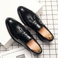 Men’s Tassel Loafers – Slip-On Dress Shoes, Black/Brown, Leather, EU 40–48