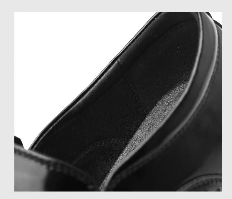 Big Size Dress Shoes for Men Solid Color Summer Autumn Fashion Business Casual Shoes Male British Style Cow Leather Shoe Man