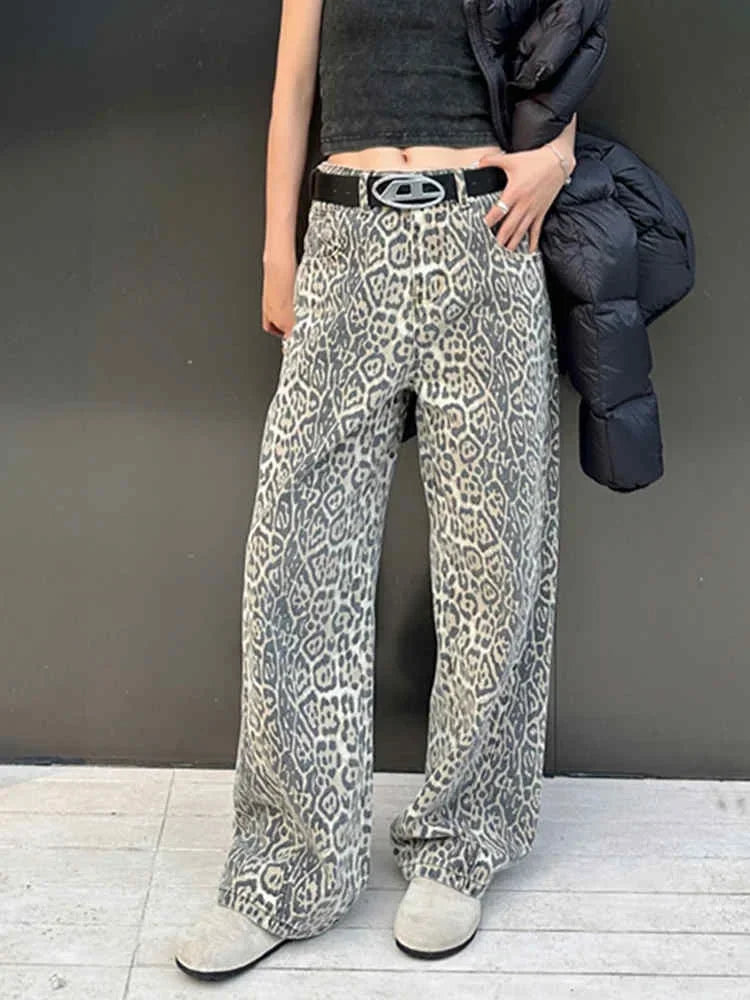 High Waisted Y2k Retro Fashion Streetwear Denim Pants