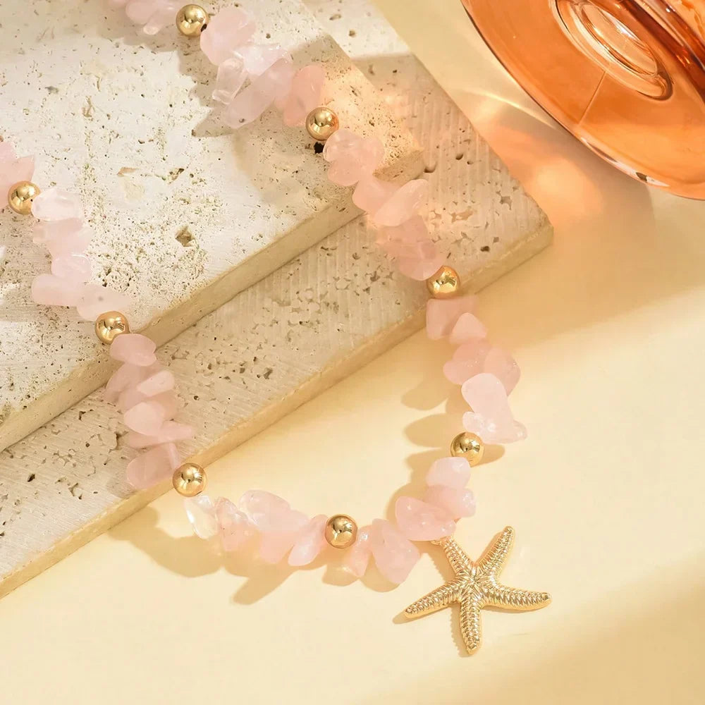 Fashionable  Natural Seashell Beaded Necklace Shell Pendant Ocean Inspired Jewelry Choker Suitable For Women Holiday Party Daily
