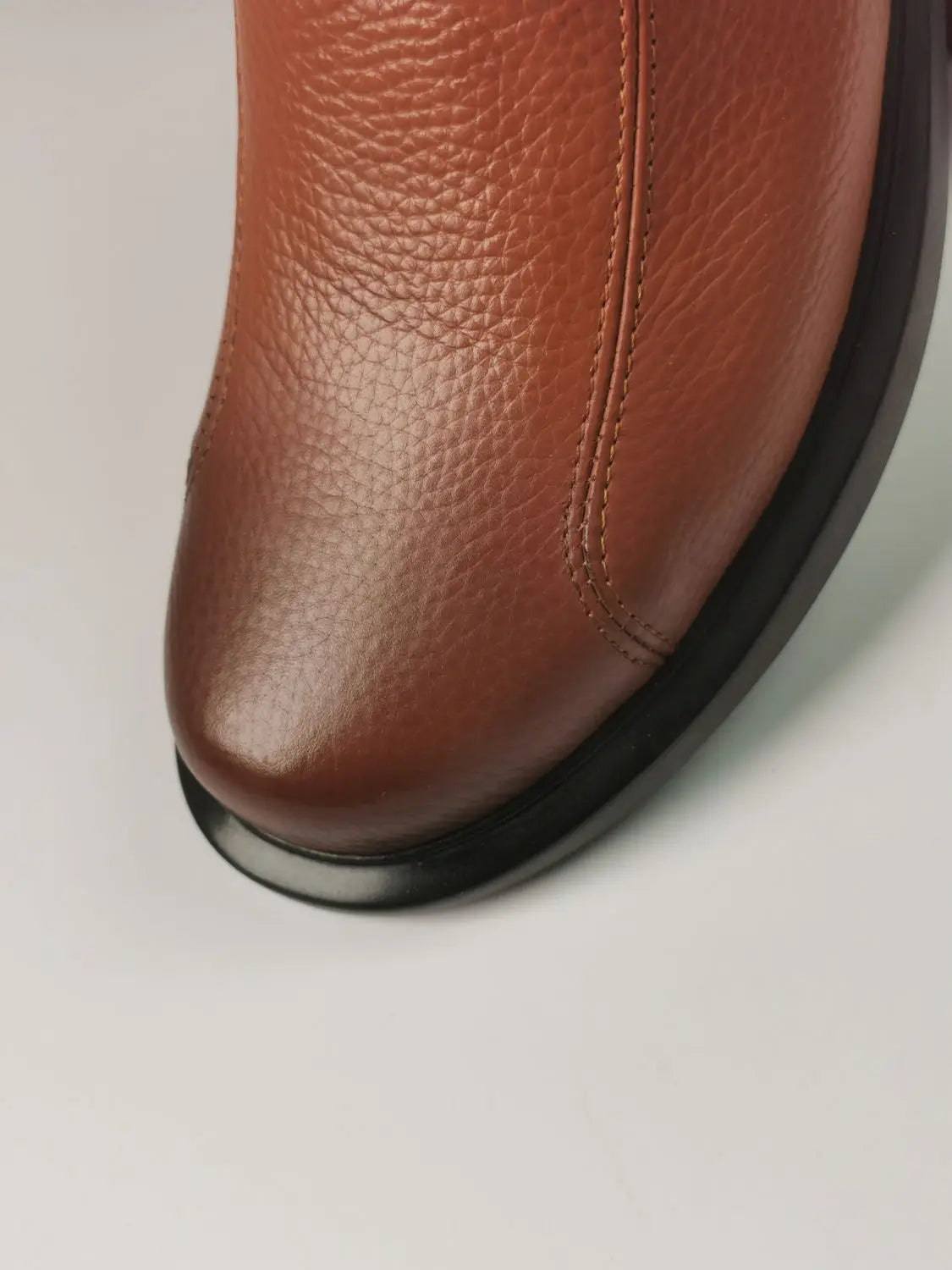 Round Toe Male Casual Shoe Office Brown Men's Leather Shoes Legitimate Retro Shipping Free Delivery Size 45 Designer Comfortable