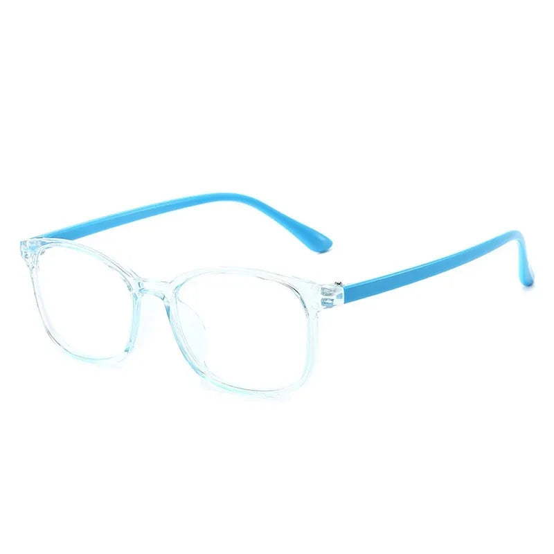 CRIXLAIS Fashion Square Computer Glasses For Children Vintage Prescription Eyeglasses Frames Kids Anti Blue Light Eyewear UV400