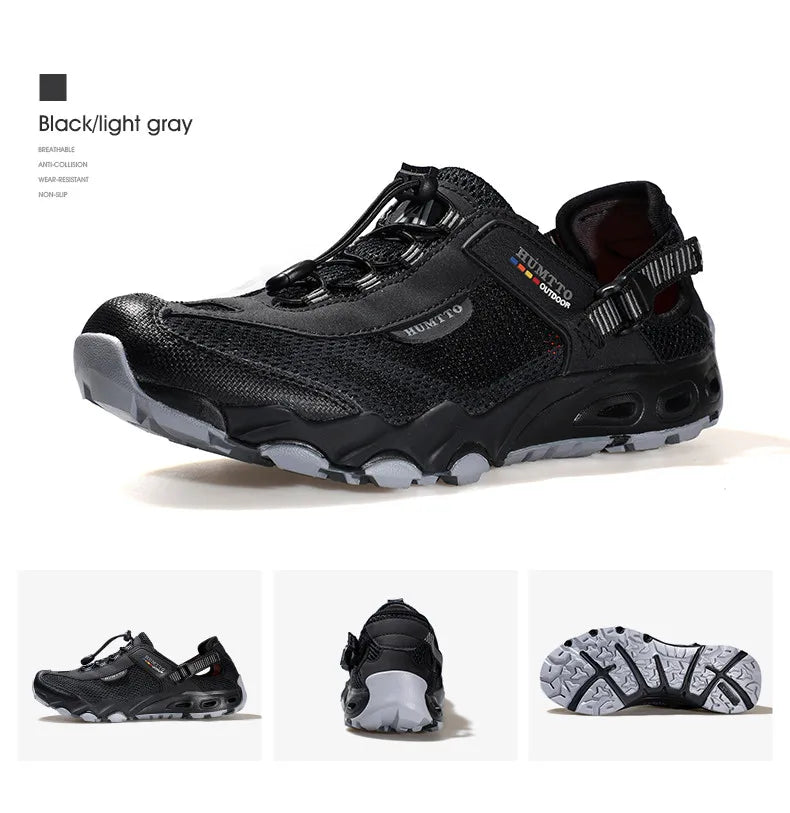 Summer Wading Hiking Shoes for Men Outdoor Man Sneakers Breathable Quick Drying Sports Trekking Beach Barefoot Mens Shoes
