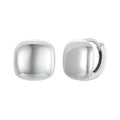 Gold Dainty Chunky Square Hoop Earrings for Women, 925 Sterling Silver Hypoallergenic Lightweight Jewelry BSE973