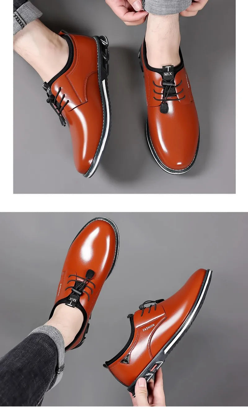Oxfords Leather Shoes Men Luxury Big Size 50 51 52 53 Men Dress Shoes Business Party Wedding Office Work Shoe 2026 Men Loafers