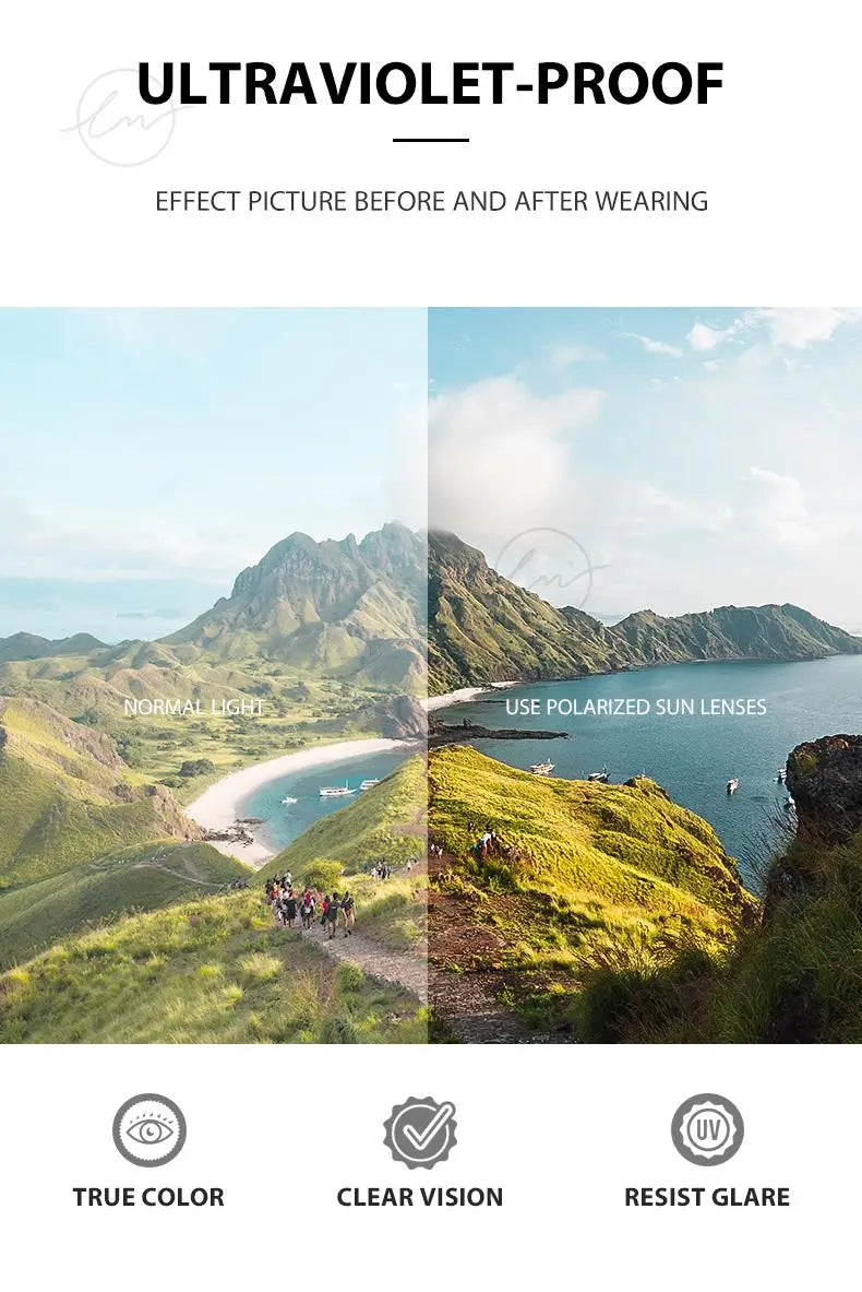 Polarized Sunglasses Men Women Fashion Square Shades Leopard Frame Ladies Travel UV400 Goggles Driving Sun Glasses