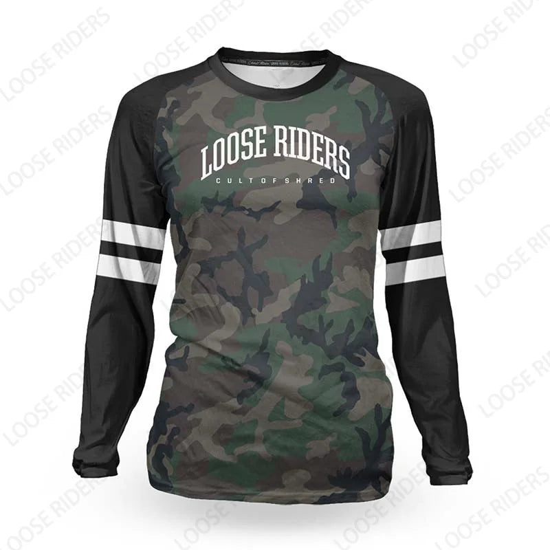 2022 Women's Loose Rider Tech Jersey Long Sleeve Enduro Mountain Bike Breathable Quick Dry Shirt BMX DH Motocross Sportswear