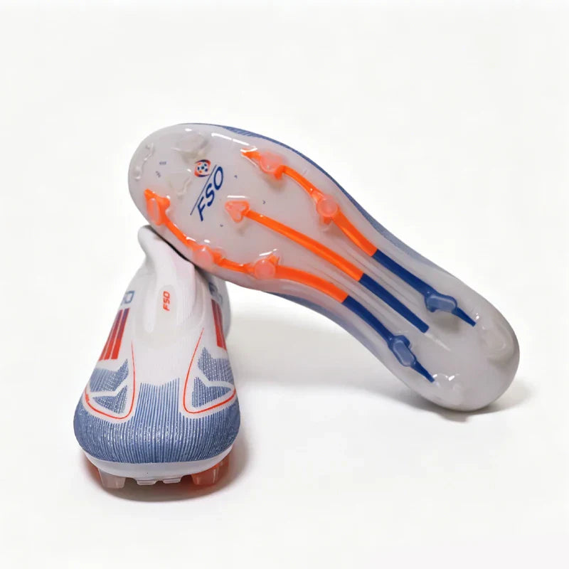 Pro Without-lace F50 Mens Soccer Shoes Boys Training Non-Slip Turf Soccer Cleats TF/FG Football Sneakers Chuteira Campo 35-45