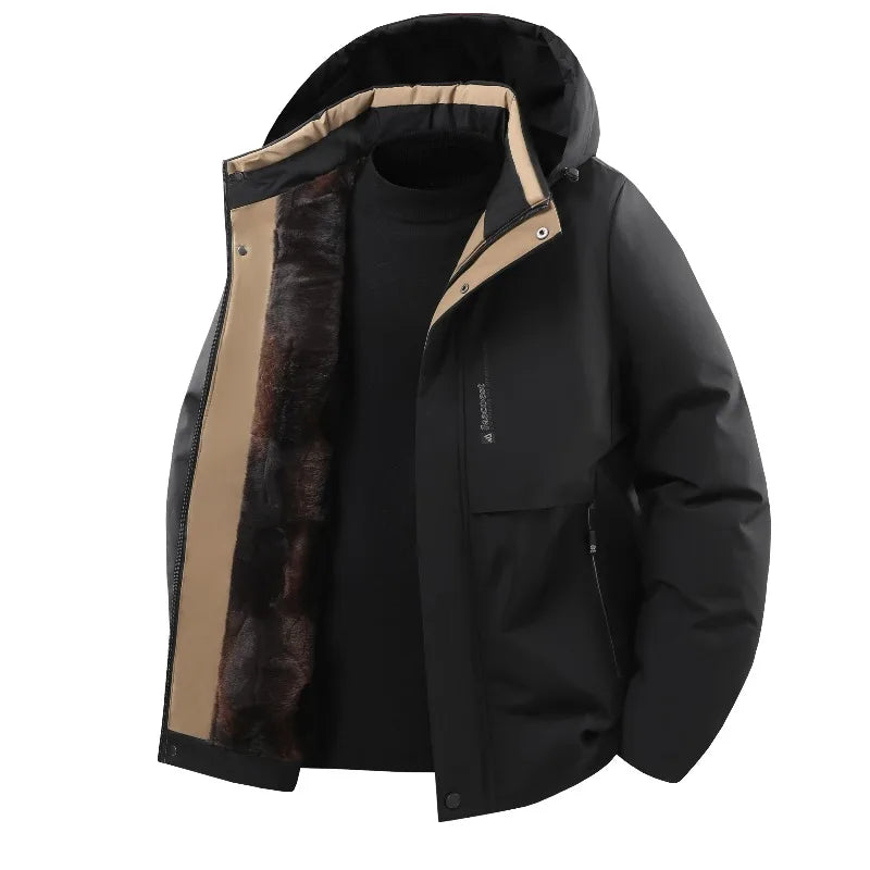 Winter Outdoor Leisure Fishing Windproof Warm Parker Cotton Jacket Comfortable Fashionable Versatile High-quality Padded Jacket