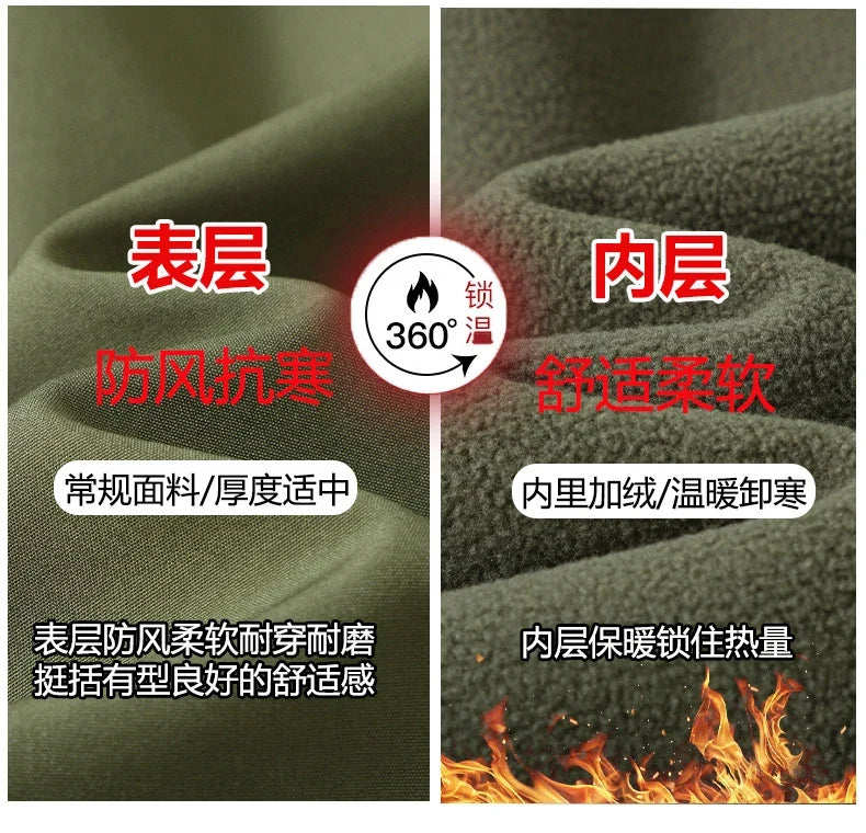 Waterproof Windbreaker Jacket Men 12XL 13XL Plus Size Camp Jacket Coat Male Fashion Casual Fleece Jackets Big Size 13XL
