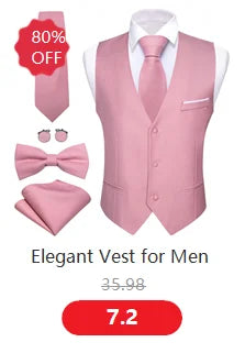 Green Suit Vest Men Paisley Waistcoat Plaid Silk Tie Handkerchief Cufflinks for Wedding Summer Vests Tuxedo MJ-2004 Barry.Wang