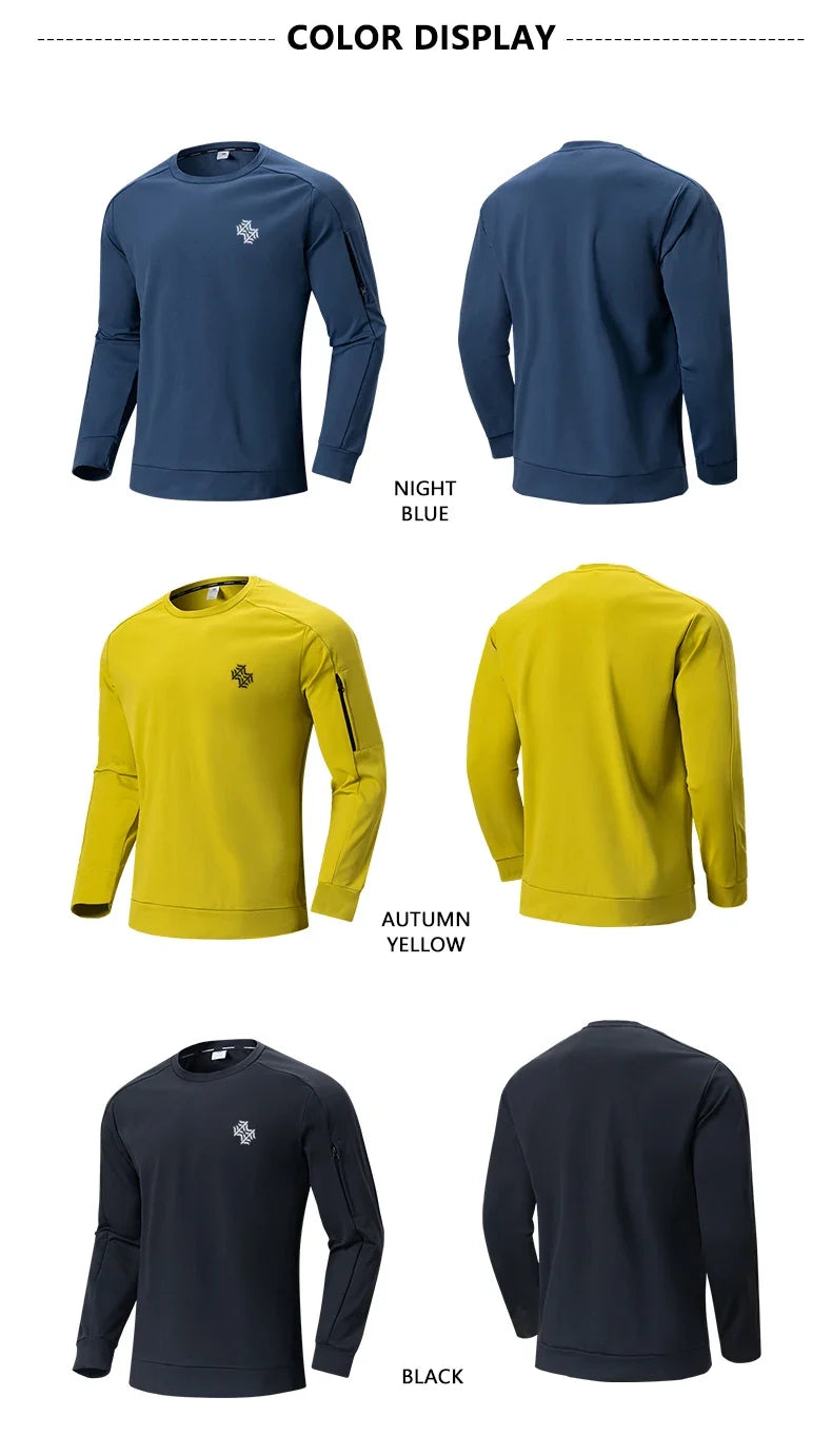 Autumn/winter high quality men's/women's outdoor sportswear fashion business casual breathable crew-neck hoodie loose Tops
