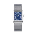 Waterproof Couple Watches Casual Fashion Quartz Stainless Steel Leather Strap Square Dial Men's And Women's Lover Watch