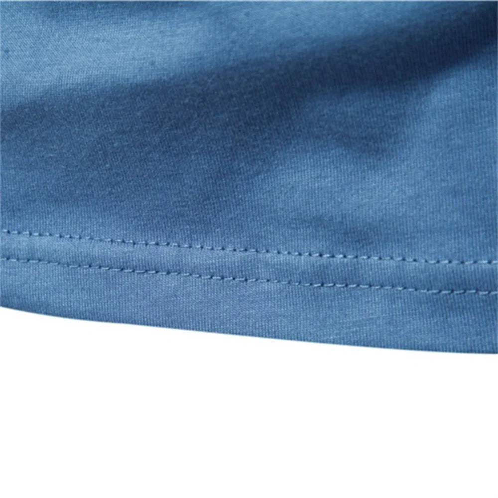 Solid Color Cotton T Shirt Men Casual O-neck Long Sleeved Mens Tshirts Spring Autumn High Quality Basic T-shirt Male