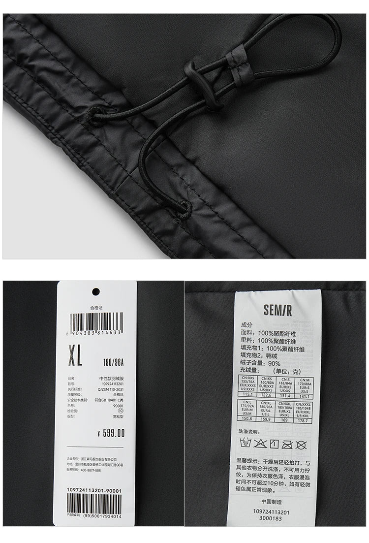 Down Jacket Men 2026 Winter New Thickened Short Coat Three-Proof Thermal Puffer Coat Couple Top Trendy Down Jacket