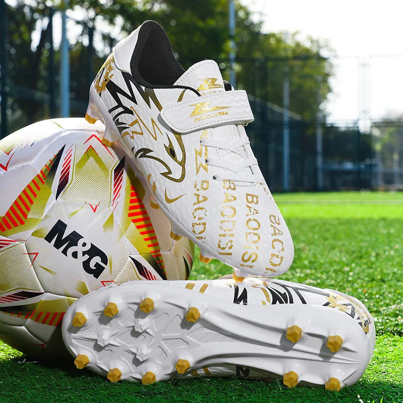 New Men Kids Football Boots Ultralight Professional Boys Match Grass Soccer Shoes Cleats Non-Slip Training Shoes Drop Shipping