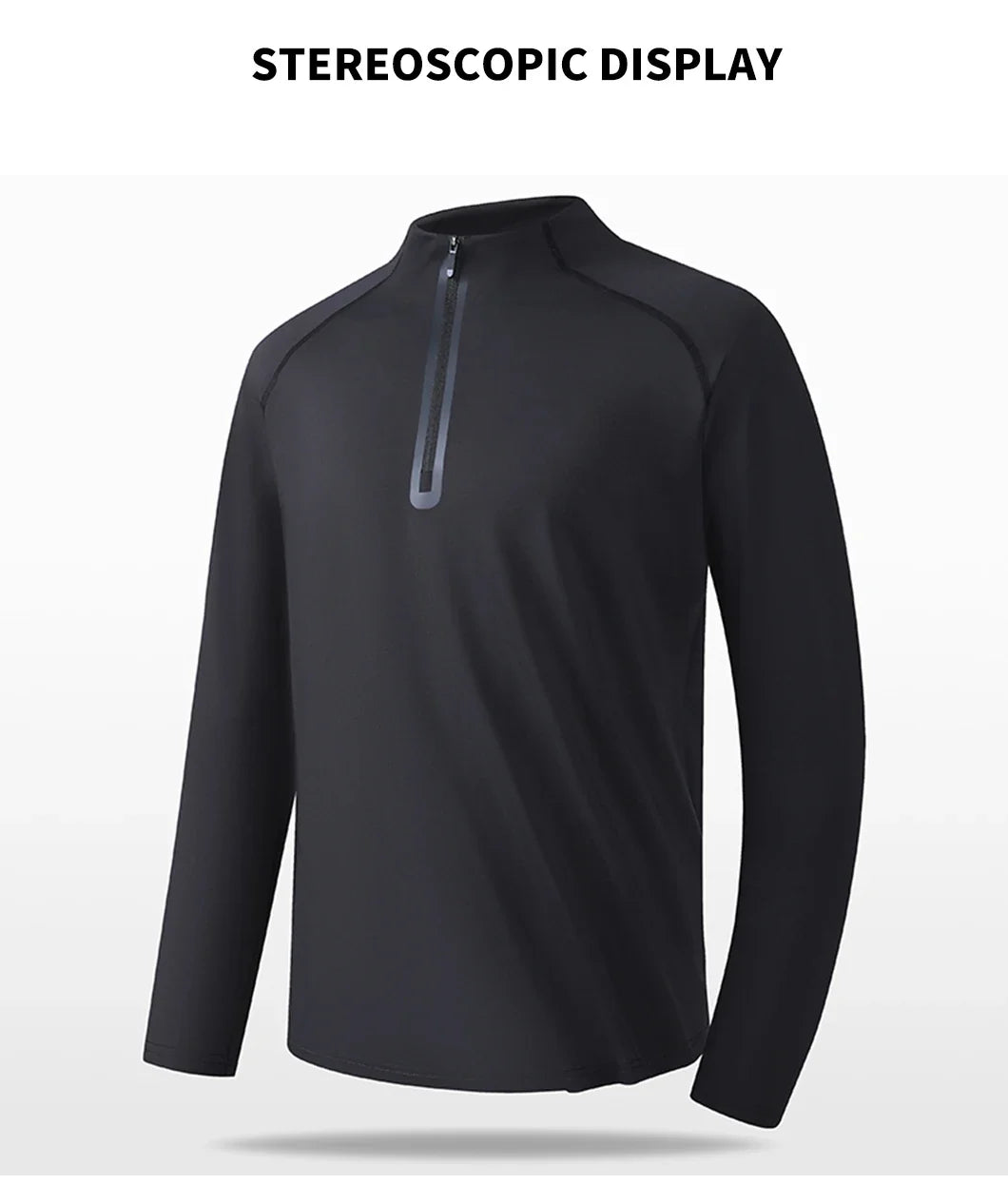 High Quality Mens Outdoor Hiking Golf Running Breathable Polo Shirt Office Casual Polo Long-Sleeved Sports Base Shirt Tops