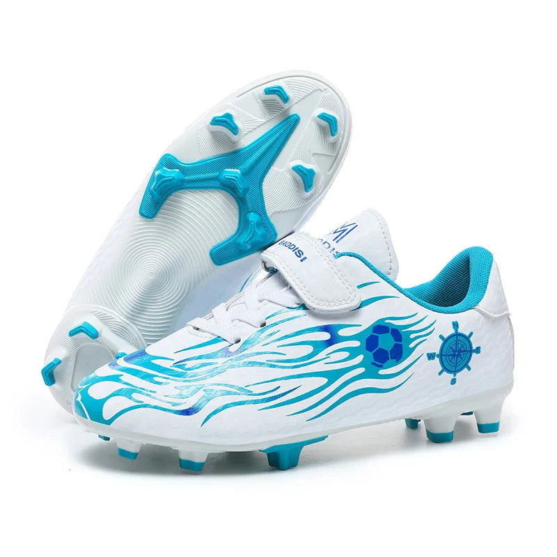 New Kids Low Top Soccer Shoes Boys Football Cleats Boys Lightweight Training Boots Youth Breathable Comfortable Football Sneaker
