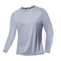 Mens UPF 50+ UV Sun Protection Shirts Outdoor Long Sleeve SPF Rash Guard for Fishing Hiking Swimming Running Compression Shirt