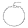 Original 925 Sterling Silver Basic Bracelet Lobster Clip Snake Chains Infinite Love Clasp DIY Jewelry Beads for Women Gift