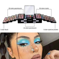 Makeup Case Set Kit-Ultimate Color Combination-Holiday Gift Set Cosmetic Eye Shadow Lip Gloss Blush Brow Combo Palette