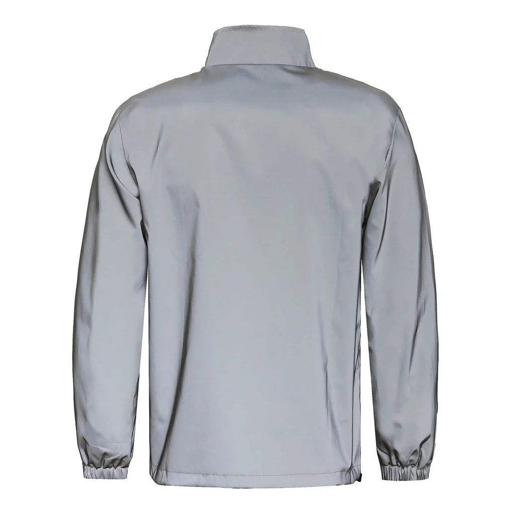 Spring New Men's Reflective Jacket Outdoor Night Running Cycling Windproof Safety Bright Fashion Stand Collar Casual Coats