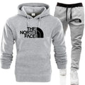 26 Men's Autumn_Winter Fashion Printed Casual Two Piece Hooded Sports Shirt and Pocket Pants Regular Fit Outdoor Sports Set