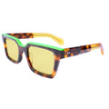 VZONE Acetate Frame Glasses for Men Oversized Polarized Sunglasses Women Trendy Retro Wide Keyhole Bridge UV400 Protection
