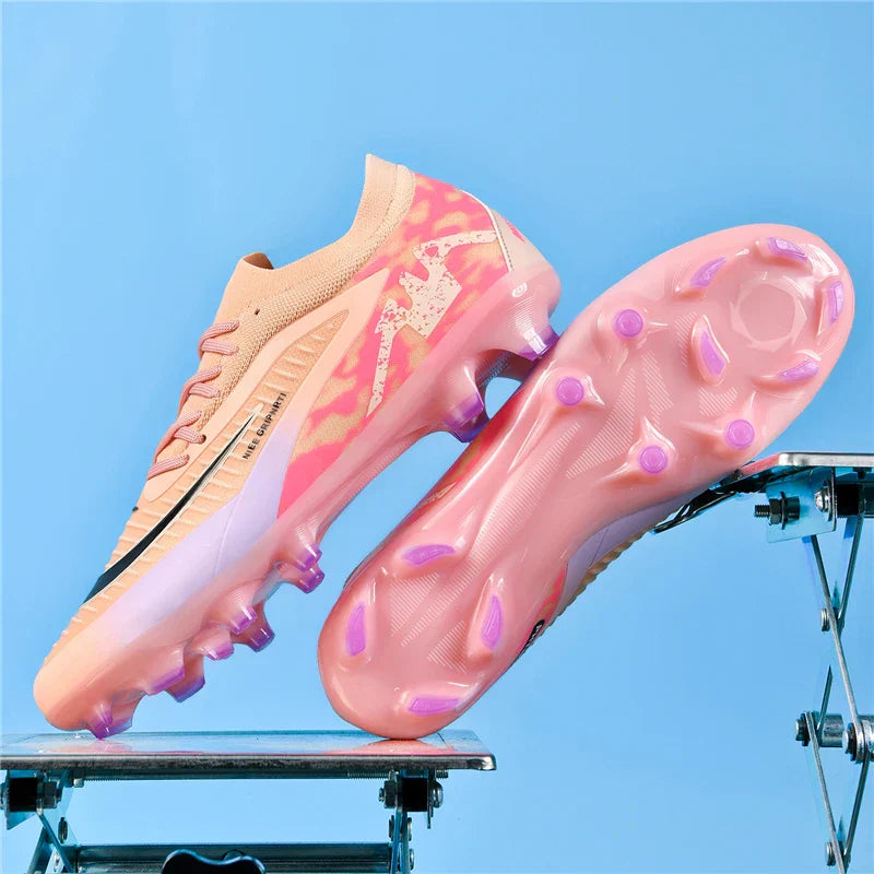 New Men Football Boots Training Breathable Soccer Shoes Wholesale Unisex Professional Ultralight Indoor Futsal Drop Shipping